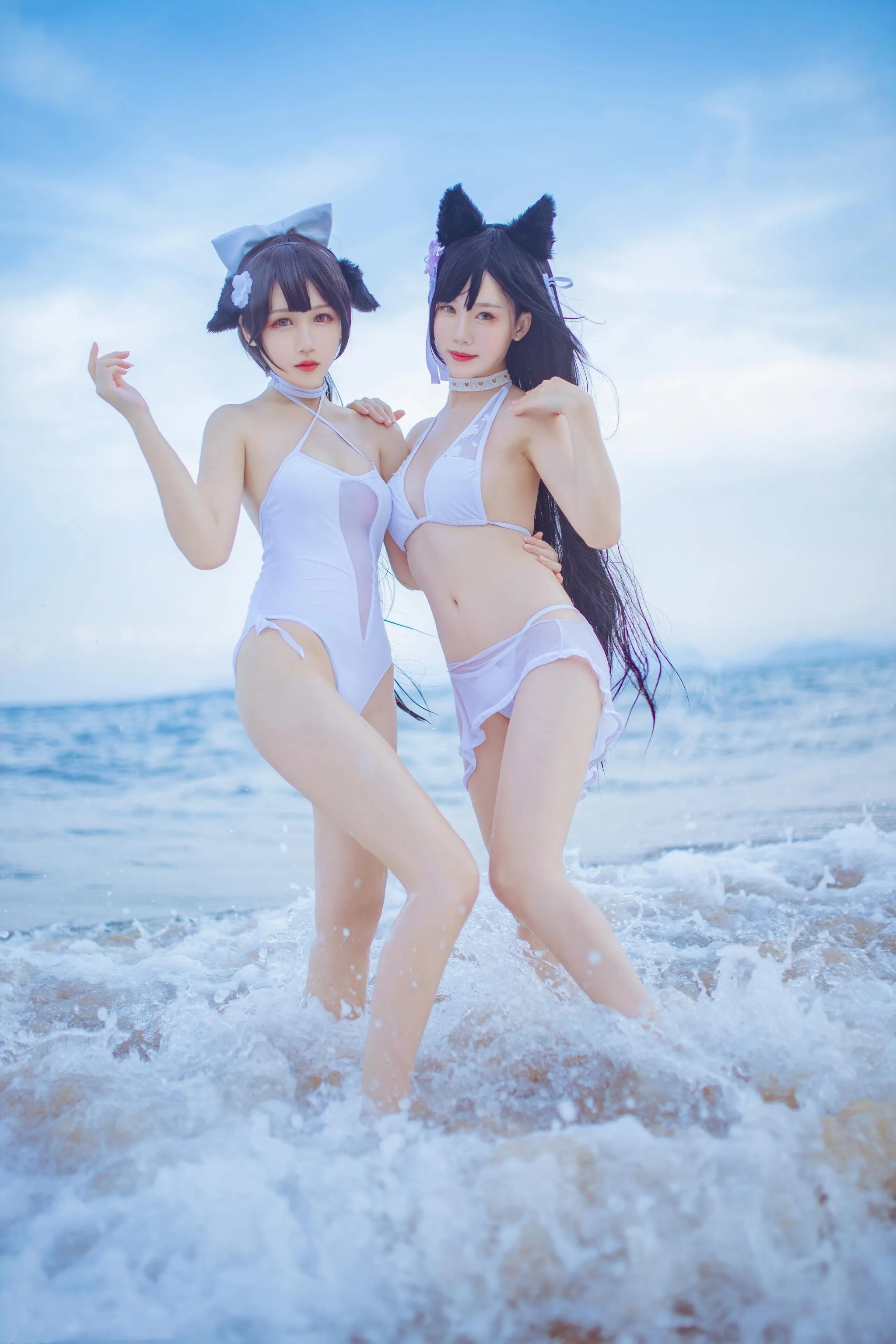 抖娘-利世 – NO.18 獒犬海边泳装 [41P]插图9